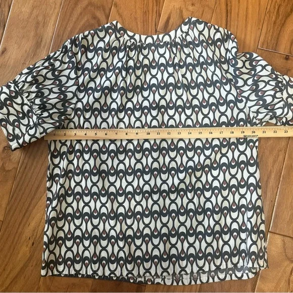 Worthington Short Sleeve Blouse - Picture 4 of 7